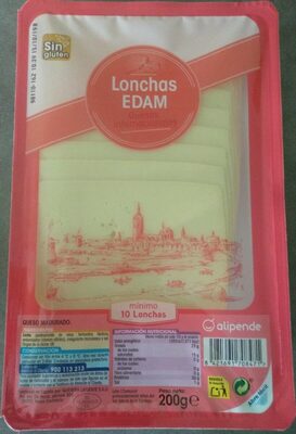Foto de Lonchas EDAM de quesos internacionales