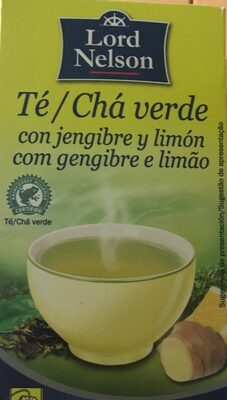 Foto de Te verde con jengibre y limon