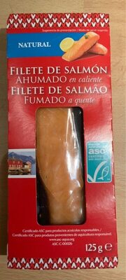 Foto de Filete de salmón ahumado en caliente