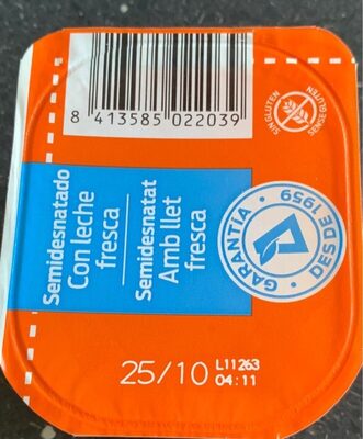 Foto de Yogur sabor macedonia semidesnatado