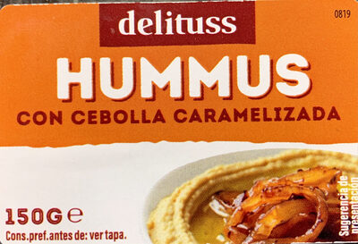 Foto de Hummus con cebolla caramelizada