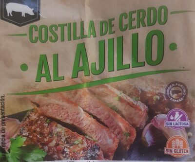 Foto de Costilla de cerdo al ajillo