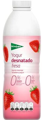 Foto de Yogur desnatado fresa 0% azúcares añadidos