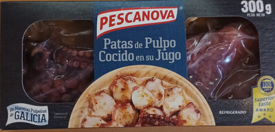 Foto de Patas de Pulpo cocido en su jugo
