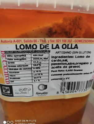 Foto de Lomo de la olla