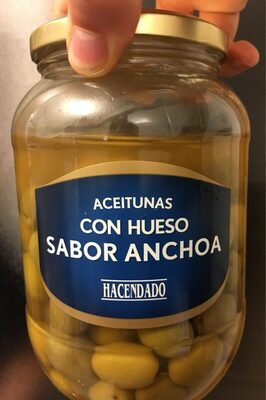 Foto de Aceitunas con hueso sabor anchoa