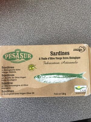 Foto de PESASUR Sardines à l'huile d'olive biologique