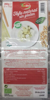 Foto de Tofu natural sin gluten