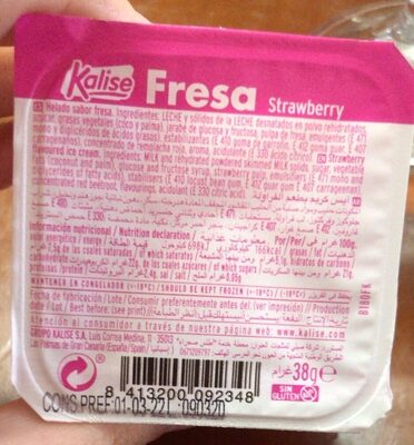 Foto de Kalise strawberry ice cream