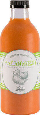 Foto de Salmorejo fresco ingredientes naturales con aceite