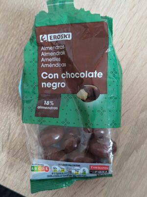 Foto de Almendras con chocolate negro
