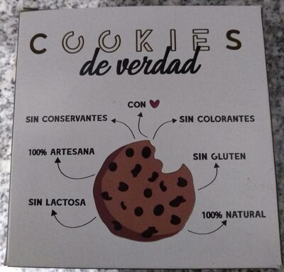 Foto de Caja cookies 4uds sin gluten sin lactosa