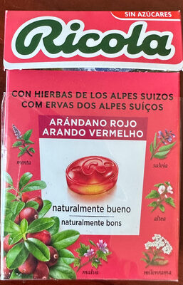 Foto de Caramelos de hierbas suizas arándano rojo