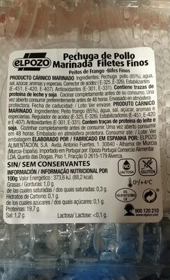 Foto de Pechuga de pollo marinada