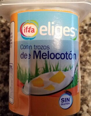 Foto de Yogur con trozos de melocotón