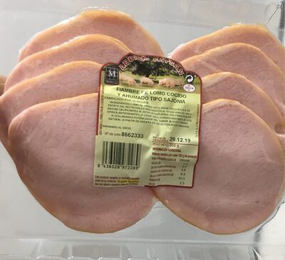 Foto de Fiambre de lomo cocido y ahumado tipo sajonia