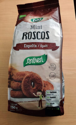Foto de Mini roscos de espelta ecológicos sin lactosa y sin huevo