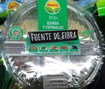 Foto de Ensalada quinoa y espinacas
