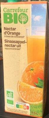 Foto de Nectar d'orange à base de concentré* *Teneur en fruits : 70% minimum
