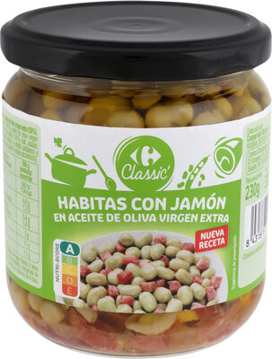 Foto de Habitas con jamón