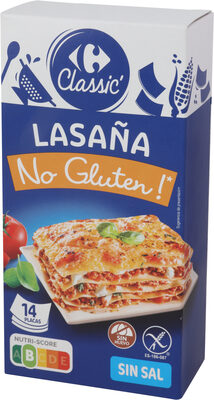 Foto de Laminas de lasaña sin gluten