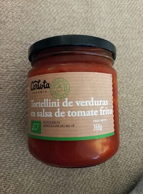Foto de Tortellini de verduras en salsa de tomate frito