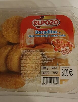 Foto de Bocaditos de queso emmental y jamón cocido