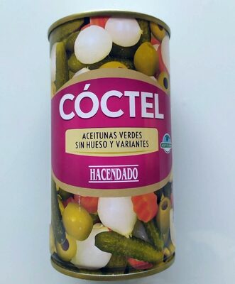 Foto de Cóctel de aceitunas verdes sin hueso y variantes