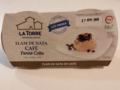 Foto de Flam de nata de cafè