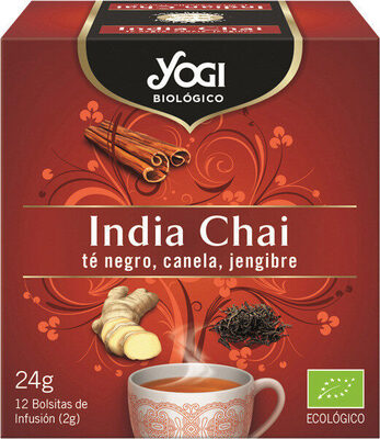 Foto de India chai té negro con canela y jengibre ecológico,