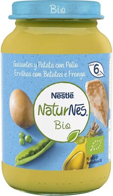 Foto de Potito de guisantes con patata y pollo