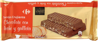 Foto de Turrón crujiente galleta