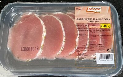 Foto de Lomo de cerdo al ajillo extra