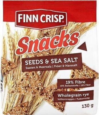 Foto de Finn Crisp Snacks Seeds & Sea Salt