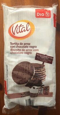 Foto de Tortita de arroz con chocolate negro