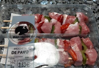 Foto de Brocheta de pavo