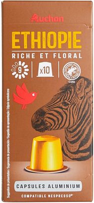 Foto de Auchan 100% ETHIOPIARiche et floralCapsules aluminium