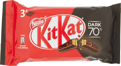 Foto de Kitkat dark wafer ricoperto di cioccolato fondente