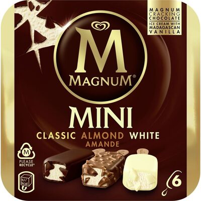 Foto de Batonnet Glace Mini Classic Amande Chocolat Blanc x 6 330 ml