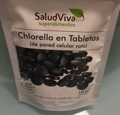 Foto de Chlorella en tabletas