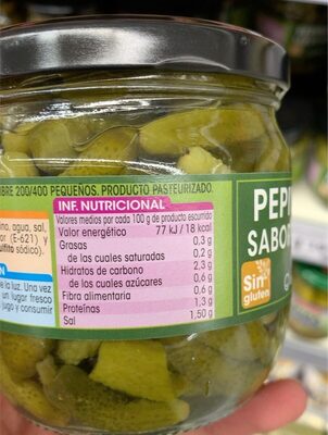 Foto de Pepinillos sabor anchoa