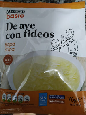 Foto de Sopa de ave con fideos