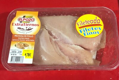 Foto de Pechuga de Pollo Marinada Filetes Finos