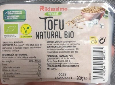 Foto de Tofu Natural Bio