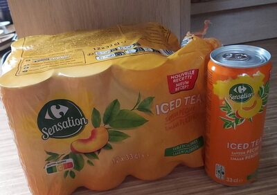 Foto de Iced tea saveur pêche