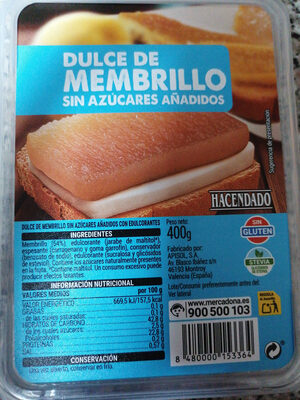 Foto de Dulce de membrillo sin azúcares añadidos