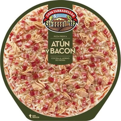 Foto de Pizza fresca atún y bacon