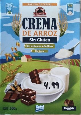 Foto de Crema de Arroz sin gluten