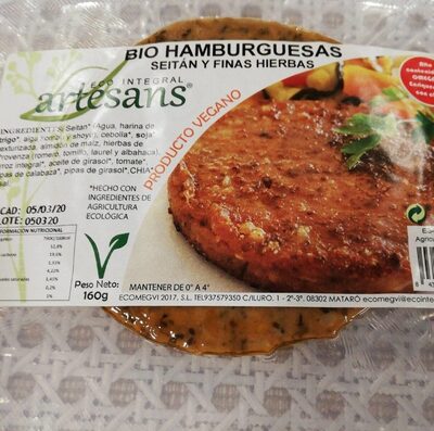 Foto de Bio Hamburguesas Seitan y Finas Hierbas