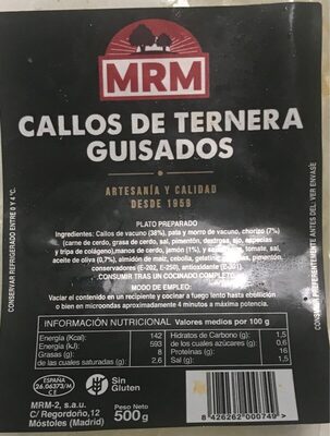 Foto de Callos de Ternera Guisados